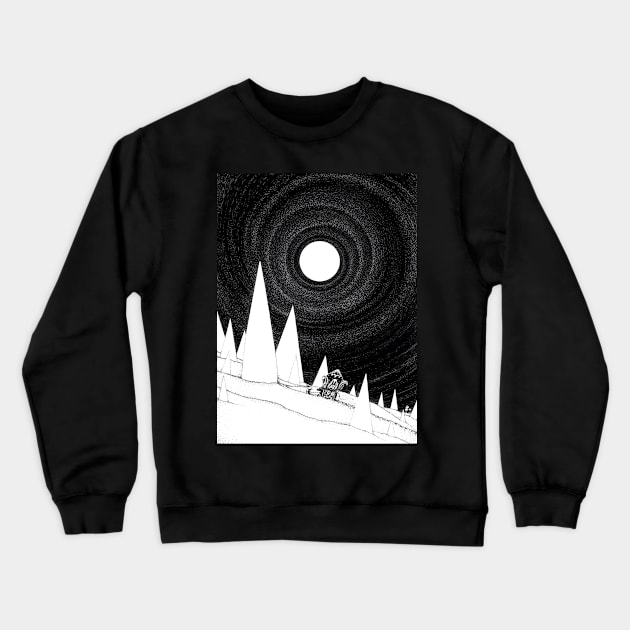 Uphill Crewneck Sweatshirt by Simanion